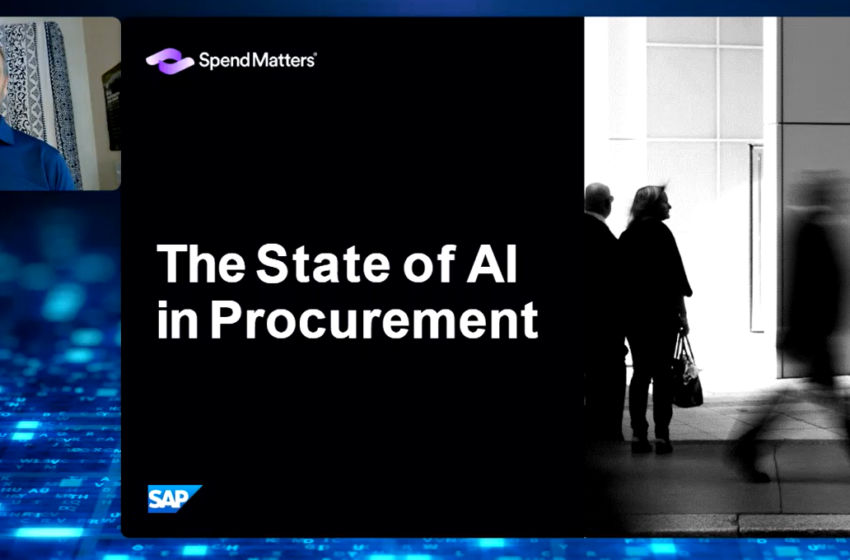  The state of AI in Procurement