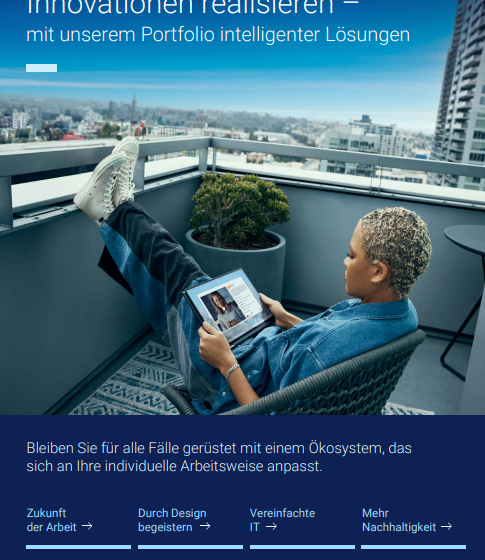  Von überall aus arbeiten undInnovationen realisieren