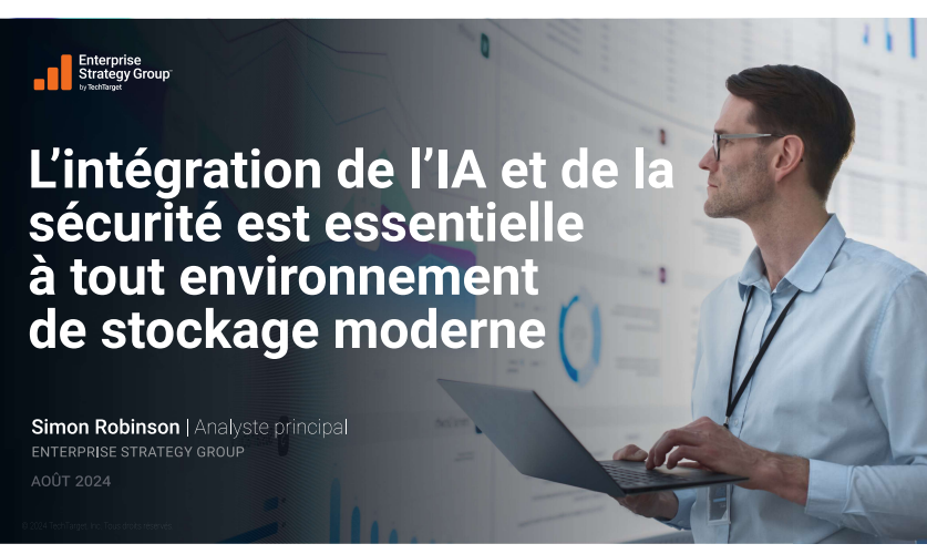  L’intégration de l’IA et de la sécurité est essentielle à tout environnement de stockage moderne Simon Robinson