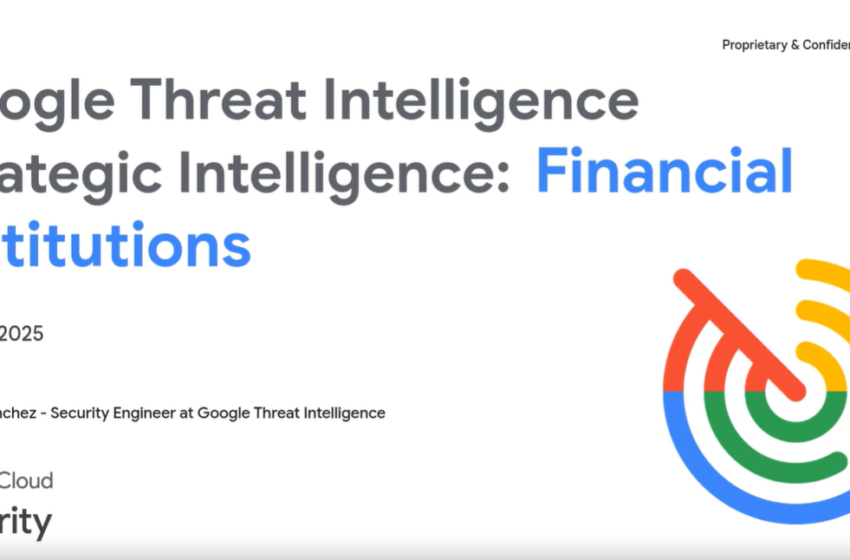  Google Threat Intelligence Strategic Intelligence: Financial Institutions