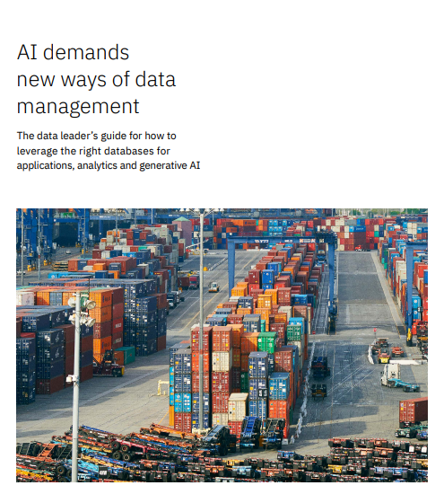  AI demandsnew ways of datamanagement