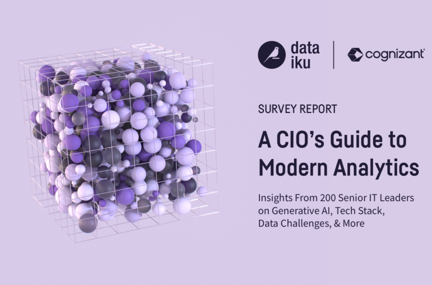  A CIO’s Guide toModern Analytics