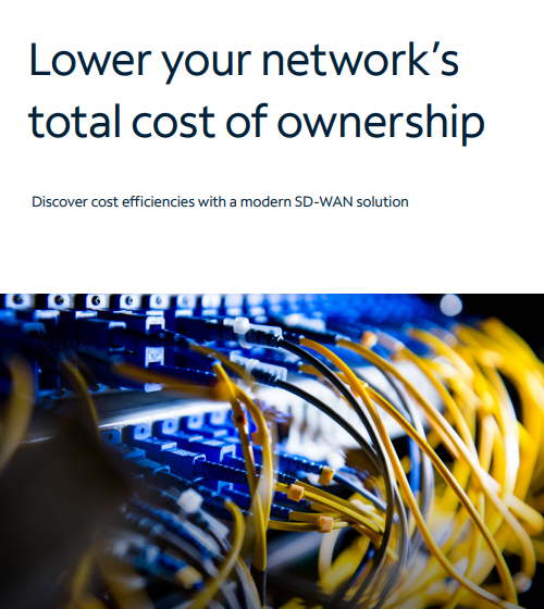  Lower your network’stotal cost of ownership