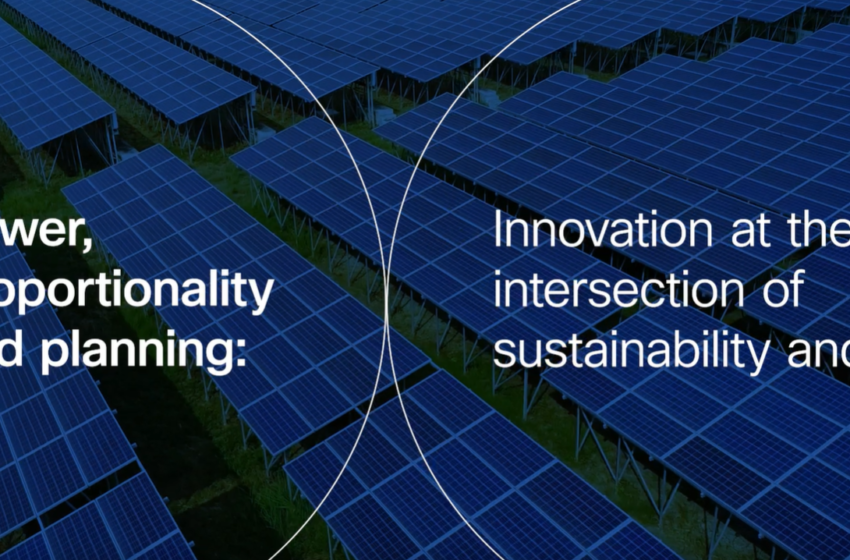  Innovation at the intersection of sustainability and AI