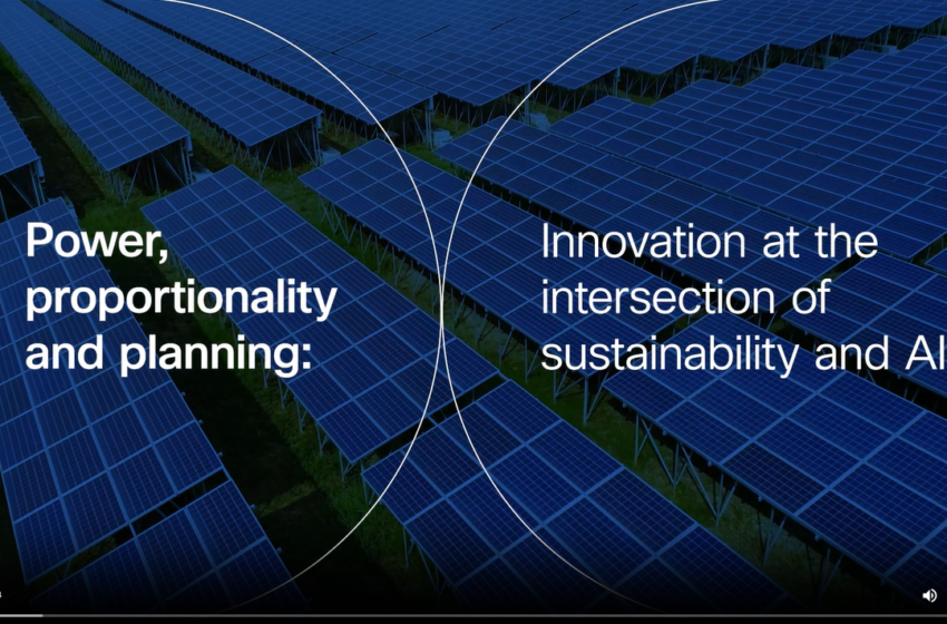  Innovation at the intersection of sustainability and AI