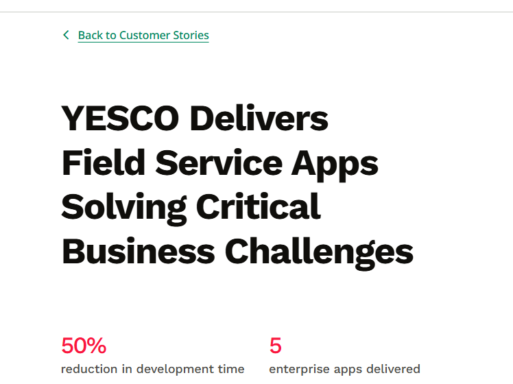 YESCO Delivers Field Service Apps Solving Critical Business Challenges
