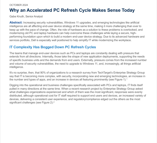  Why an Accelerated PC Refresh Cycle Makes Sense Today