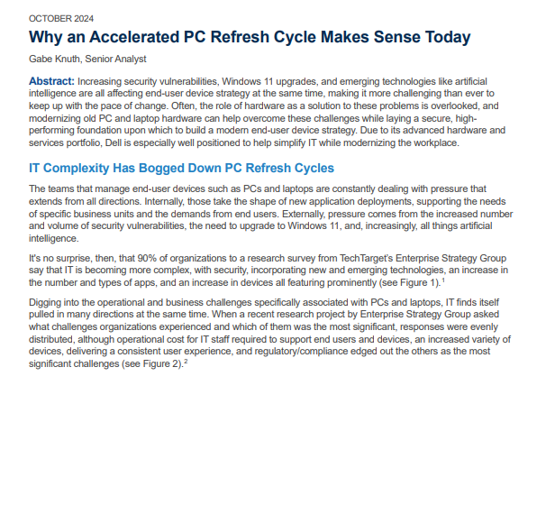  Why an Accelerated PC Refresh Cycle Makes Sense Today