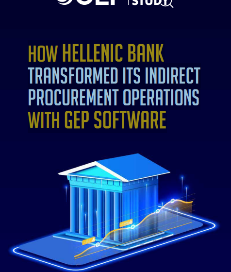  How Hellenic BankTransformED Its IndirectProcurement Operationswith GEP SOFTWARE