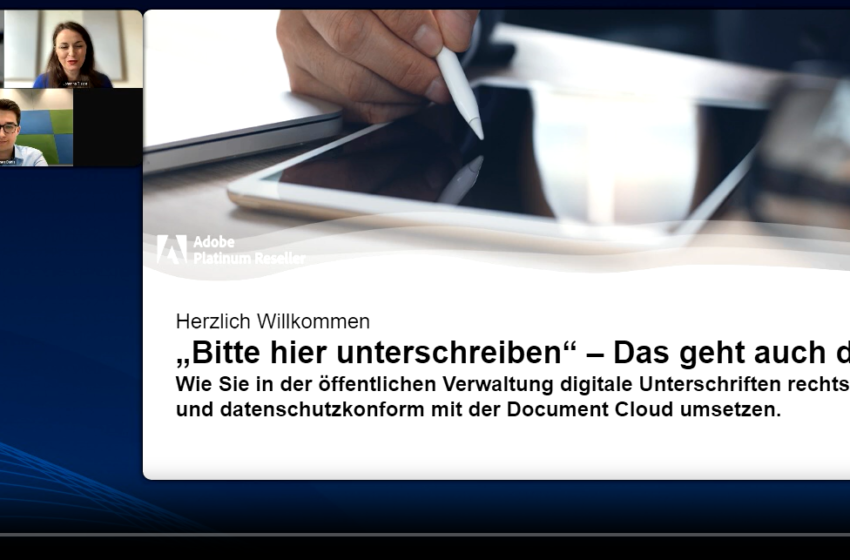  Bitte hier unterschreiben das geht auch digital