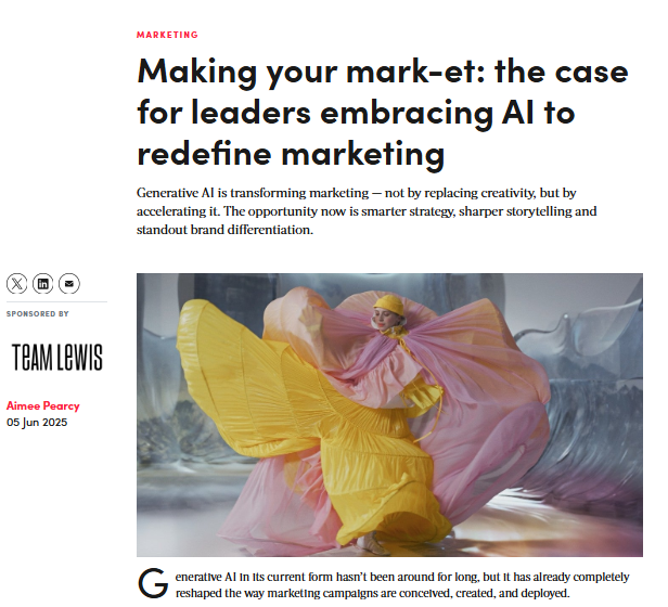  Making your mark-et: the case for leaders embracing AI to redefine marketing