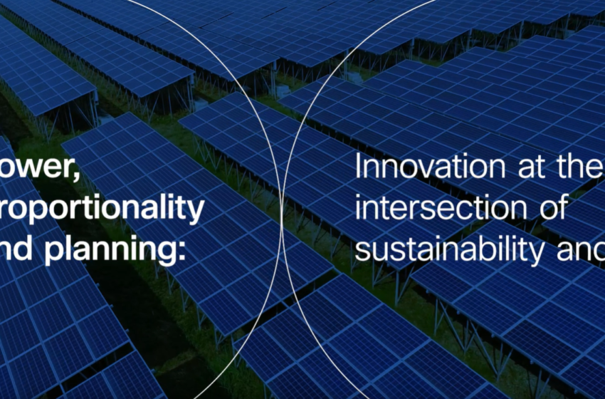  Innovation at the intersection of sustainability and AI