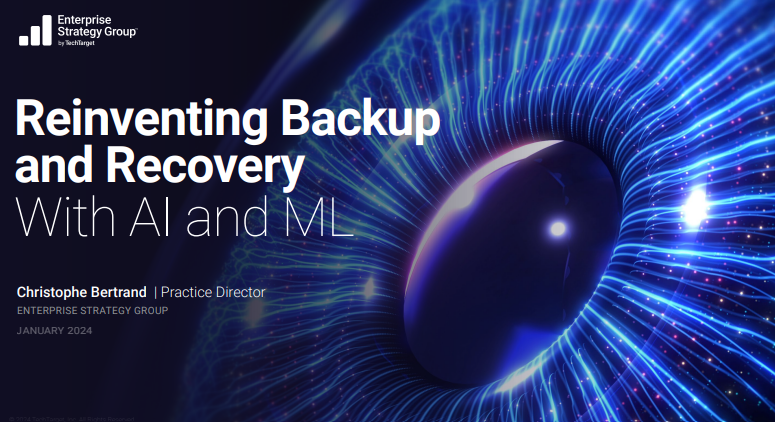  AI and ML in Backup & Recovery