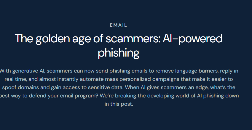  AI phishing
