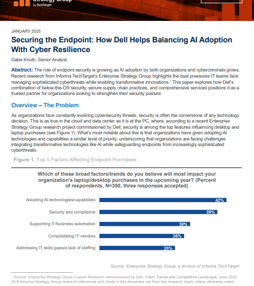  Securing the Endpoint: How Dell Helps Balancing AI Adoption with Cyber Resilience