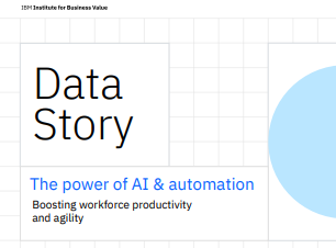  The power of AI & Automation: Productivity and agility