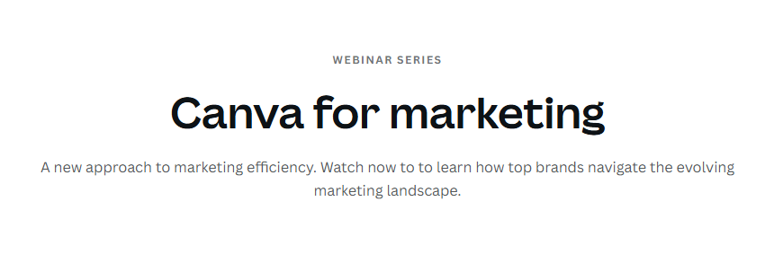  Canva for Marketing
