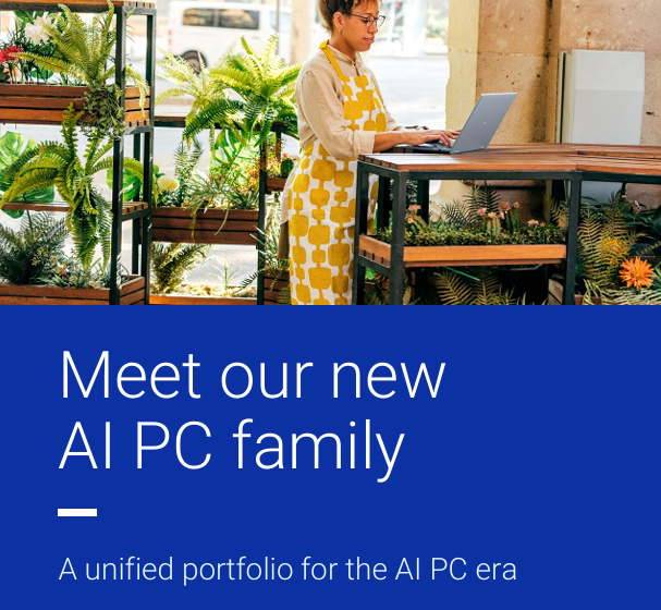  Meet our newAI PC family