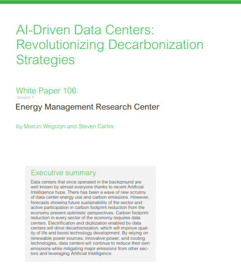 AI-Driven Data Centers: Revolutionizing Decarbonization Strategies