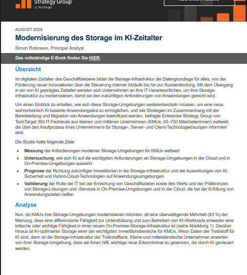  Modernisierung des Storage im KI-Zeitalter