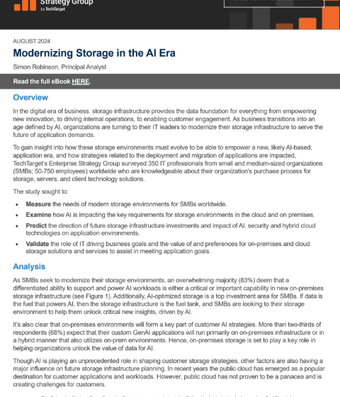  Modernizing Storage in the AI Era