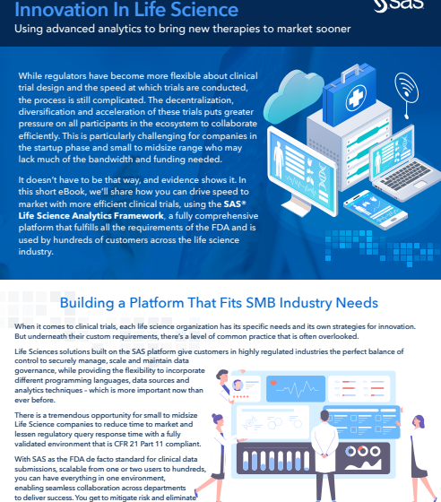  Accelerating Transparency and Innovation In Life Science