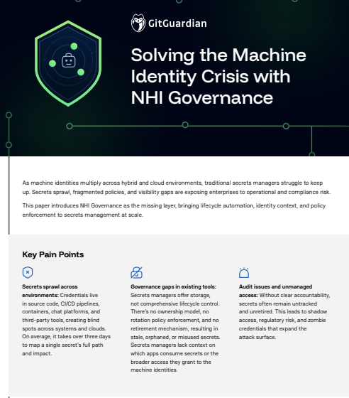 Solving the Machine Identity Crisis with NHI Governance