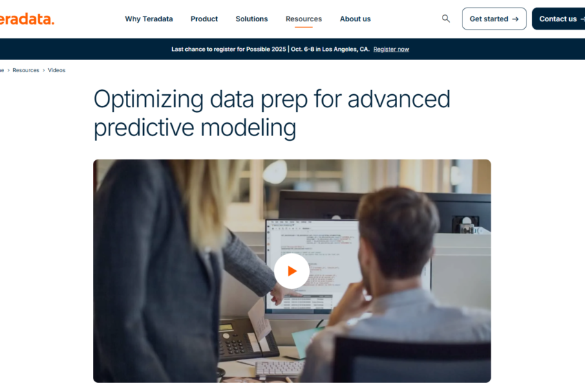  Optimizing data prep for advanced predictive modeling