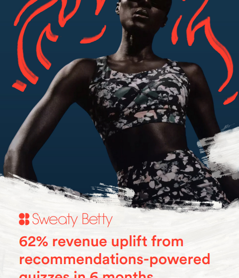  62% revenue uplift fromrecommendations-poweredquizzes in 6 months