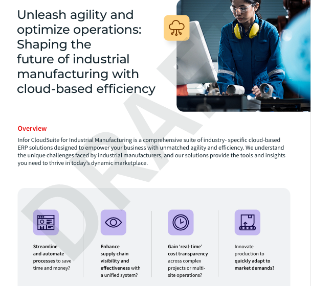 Unleash Agility and Optimize Operations: Shaping the Future of Industrial Manufacturing with Cloud-Based Efficiency
