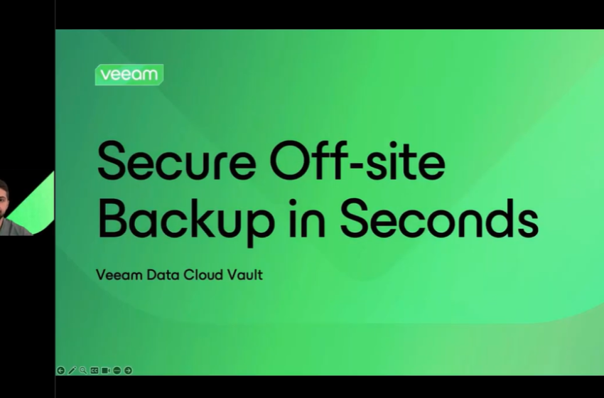 Vault – Secure Offsite Backup in Seconds Recorded Demo