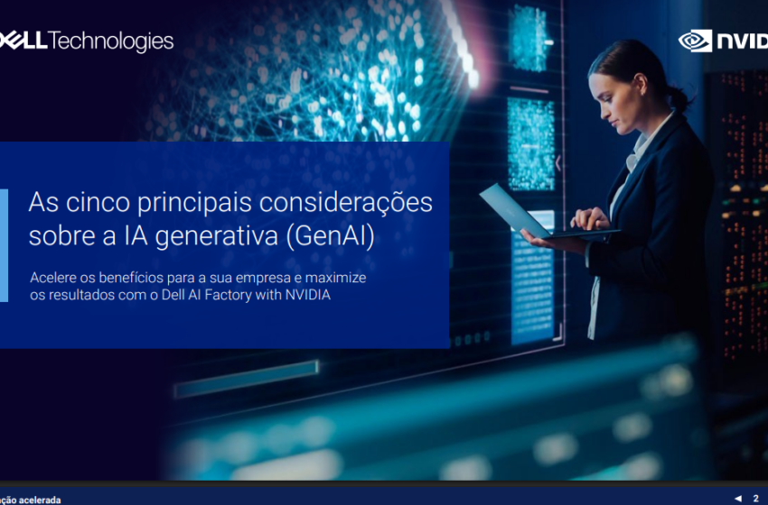  As Cinco Principais Consideraes de Segurana para IA Generativa (GenAI)