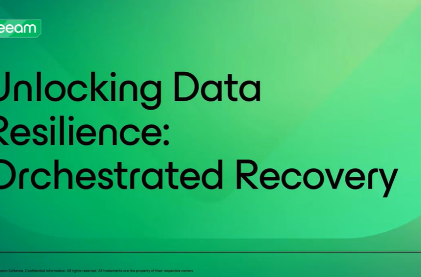  Unlocking Data Resilience: Orchestrated Recovery