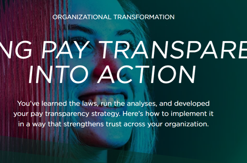 How to Lead Your Organization Through Pay Transparency: A Korn Ferry eBook – EMEA