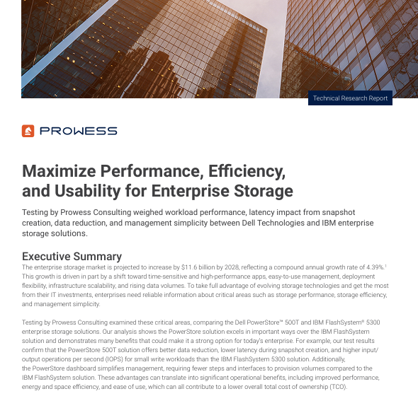  Maximize Performance, Efficiency, and Usability for Enterprise Storage