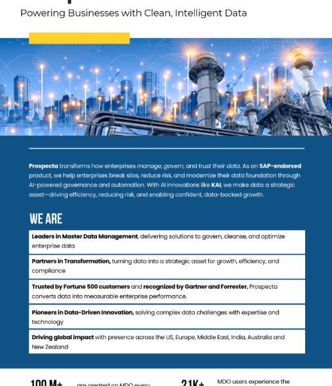  Prospecta: Powering Businesses with Clean, Intelligent Data”