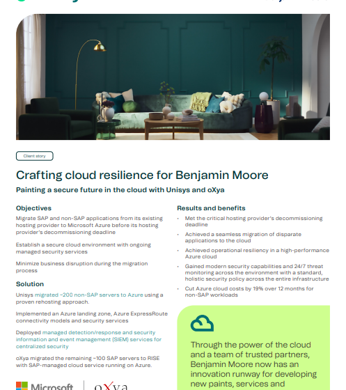  Crafting cloud resilience for Benjamin Moore