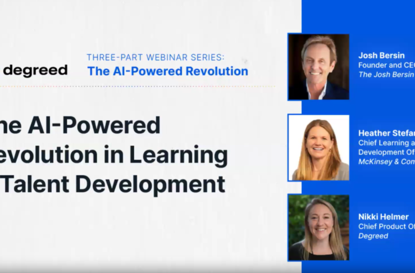  The AI Powered Revolution in Learning & Development