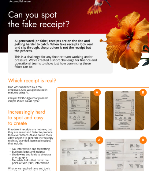  Can You Spot The Fake Receipt?