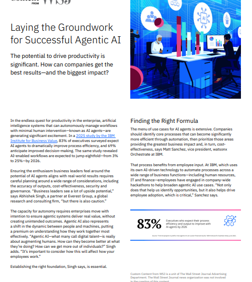  Laying the Groundwork for Successful Agentic AI