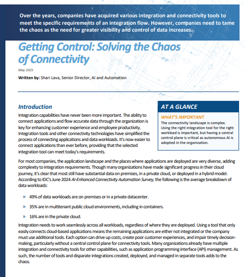  Getting Control: Solving the Chaos of Connectivity