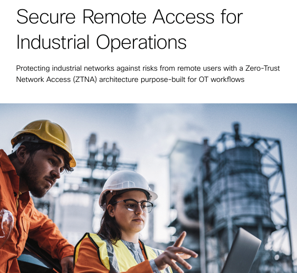  Secure Remote Access for Industrial Operations