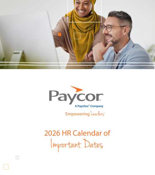  2026 HR Calendar of Important Dates
