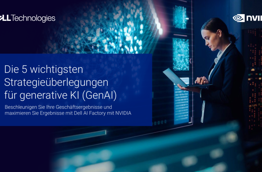  Die 5 wichtigsten Strategieberlegungen fr generative KI (GenAI)