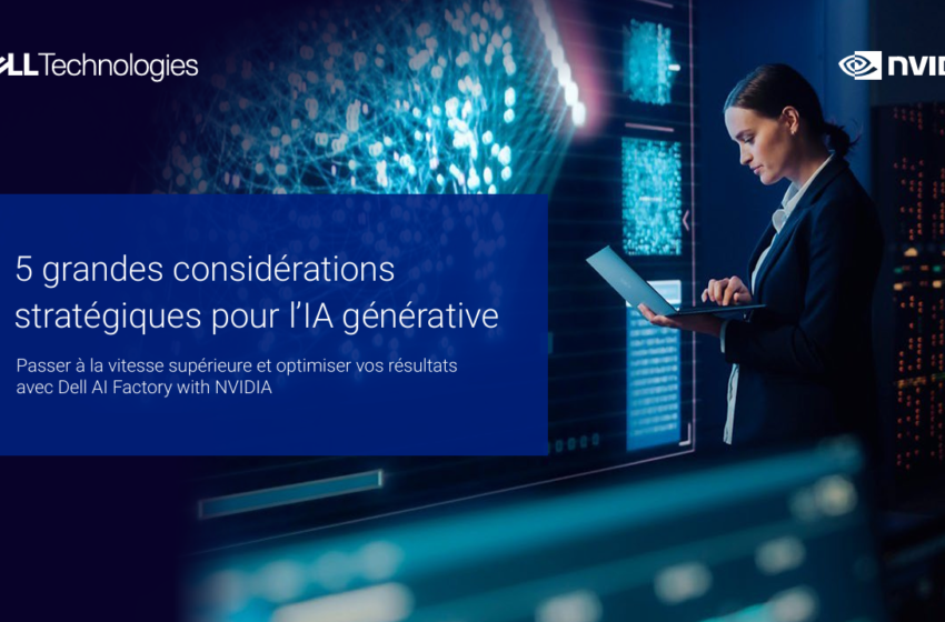  5 grandes considrations stratgiques pour lIA gnrative