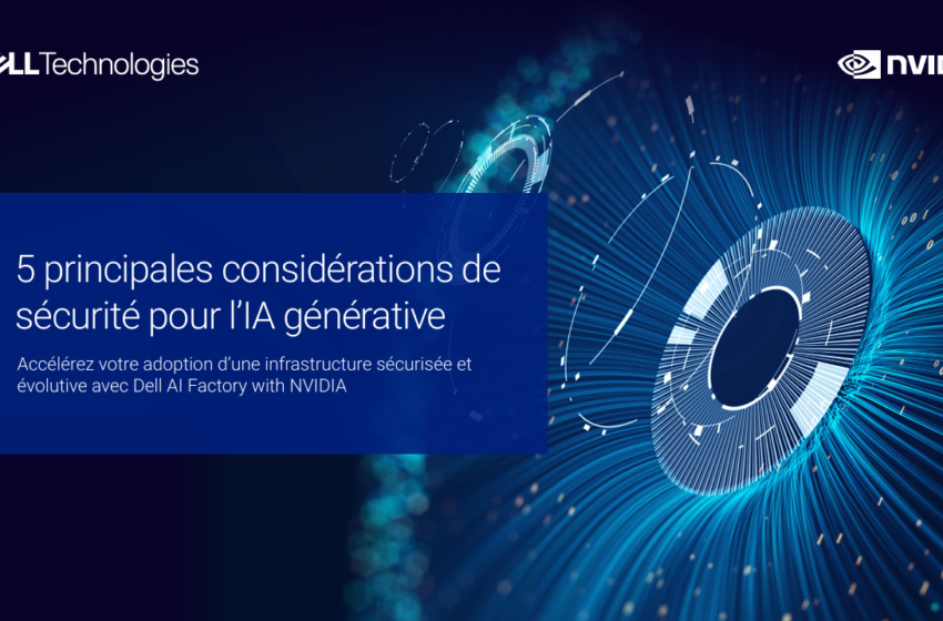  5 principales considrations de scurit pour lIA gnrative