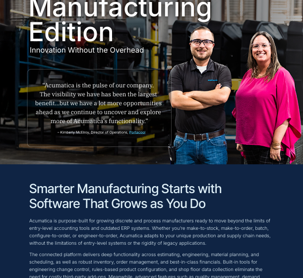  Manufacturing Edition – Innovation Without the Overhead