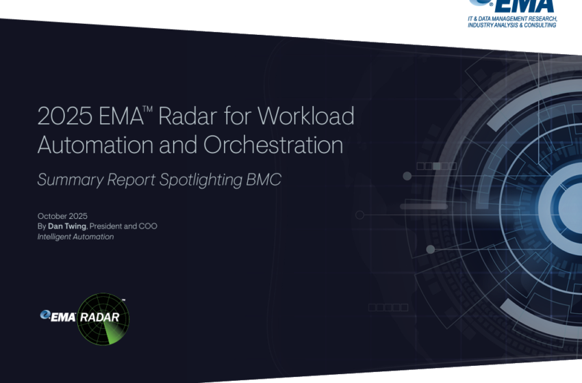  2025 EMA Radar for Workload Automation and Orchestration