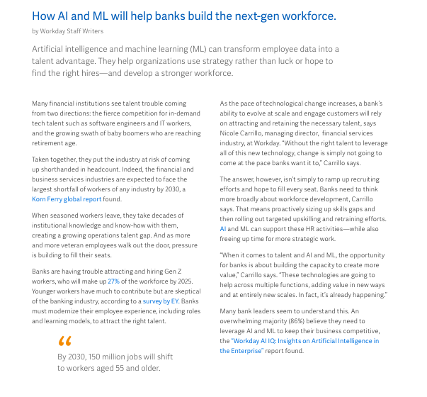  How AI and ML Will Help Banks Build the Next-Gen Workforce