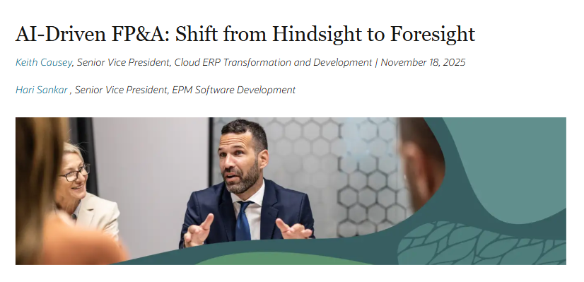  AI Driven Financial Planning & Analysis EPM